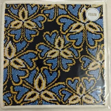 페이러 손수건 미사용 새상품 클라우디 러브매터 네이비 x 아이보리