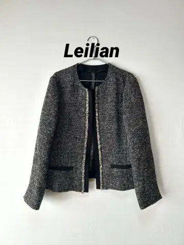 Leilian 레리안 노카라 자켓 13+