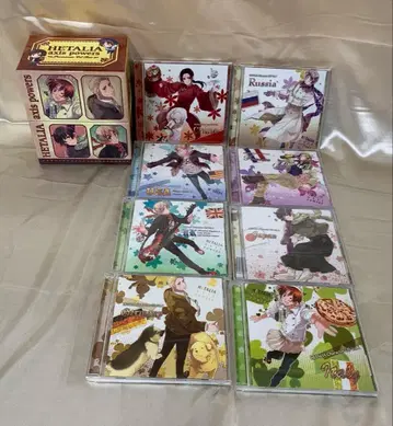 헤타리아 Axis Powers 캐릭터 CD [BOX 포함 전 8권 세트]