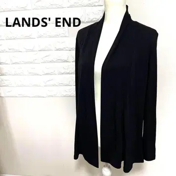 새상품급 L ANDS' END 란즈엔드 가디건 블랙 겉옷 여성용 M