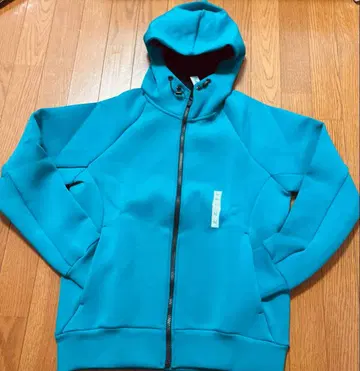 GU SPORTS 더블 페이스 풀 집업 후드티 M 53 그린