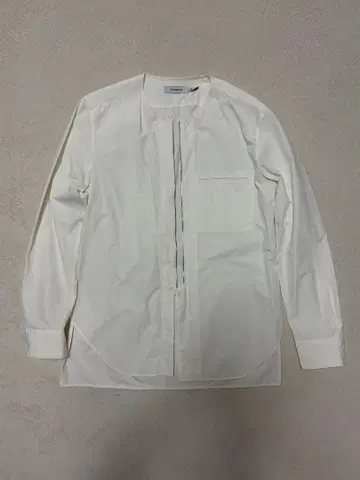 nonnative 논네이티브 화이트 집업 긴팔 셔츠