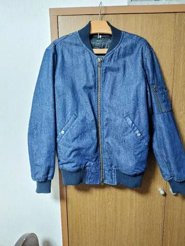 Johnbull 데님 MA-1 플라이트 자켓