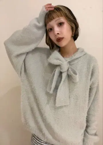 JEANASIS 리본 니트 후디/617709