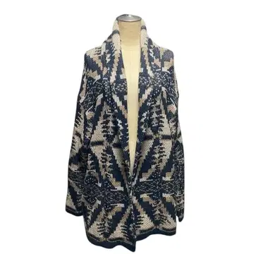 DRWCYS 도로시 로빙얀 가디건 네이티브 무늬 알파카 혼방