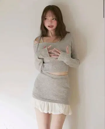 안도마리 Lucy 니트 세트업