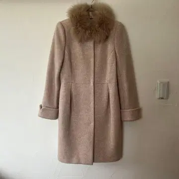 Apuweiser-riche 베이지 롱 코트