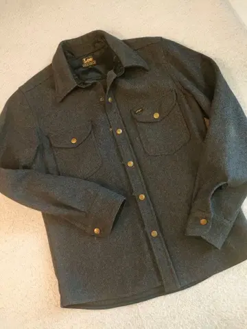 Lee 그레이 울 자켓