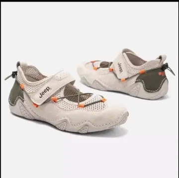 가죽 JEEP(지프) 스니커즈 여성용 펌프스 통굽