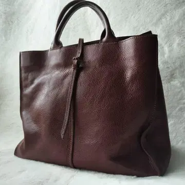 [ 새상품급 ] genten 핸드백 토스카 브라운 가죽 천연 가죽 일본제