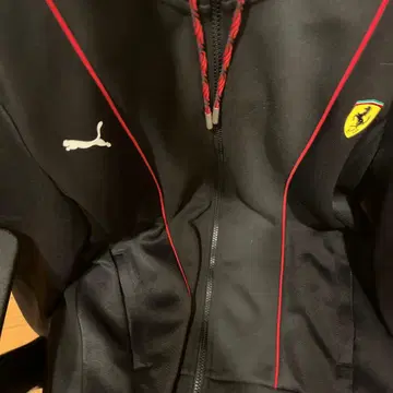 Puma Ferrari 지퍼 저지 블랙
