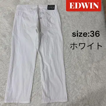 EDWIN 에드윈 데님 W36 화이트