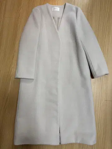 FRAY I.D 라이트 그레이 롱 코트 F