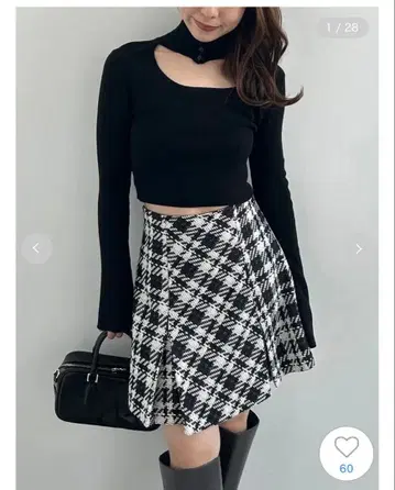 스나이델 로핑 스카 숏 팬츠