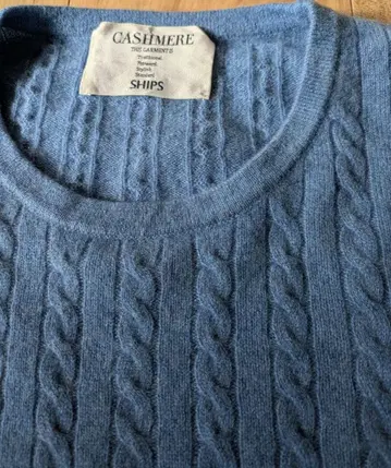 SHIPS 캐시미어 케이블 짜임 스웨터
