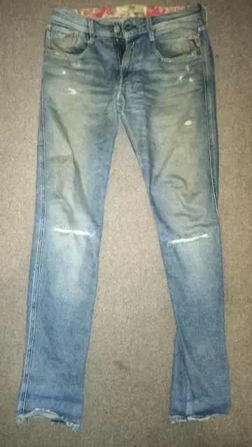 리플레이 스트레이트 데미지 데님