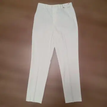 UNIQLO EZY 앵클 팬츠 화이트 M 사이즈