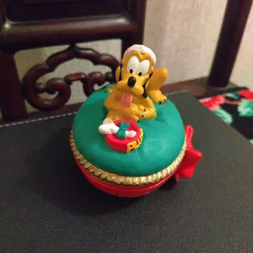 플루토 산타 모자 피규어 입상 디즈니