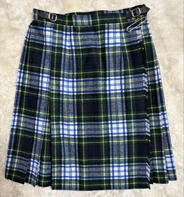 새상품급 O'NEIL OF DUBLIN E 울 퀼트 랩 스커트