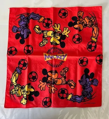 미키마우스 축구 손수건 레트로 빈티지 디즈니 미키