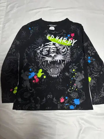 에드하디 ed hardy 남성용 타이거 호랑이 롱티