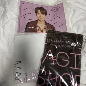 BTS MAGIC SHOP 플래그, 쇼핑백, 타월