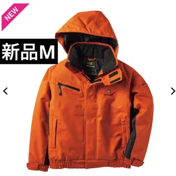새상품 더블 플랩 방수 방한 블루종 M 오렌지
