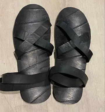 타이어 샌들 타이어 밑창 폐타이어 베트남 27cm