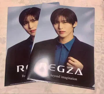메구로 렌 REGZA 클리어 파일 2장 세트