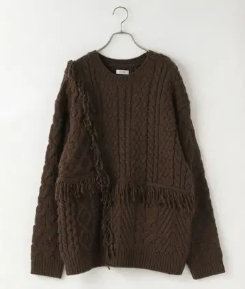 LOWRYS FARM 케이블 프린지 롱 기장