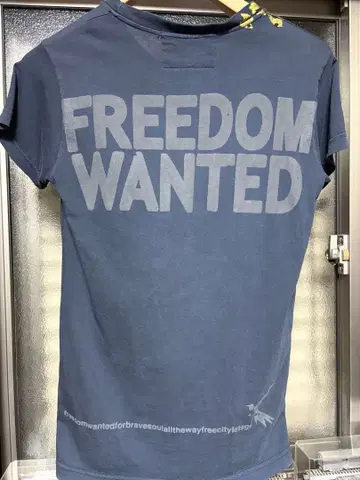 USA FREE CITY T셔츠 XS 네이비