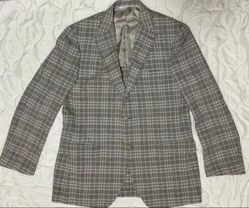 DURBAN 더반 그레이 계열 체크 테일러드 자켓