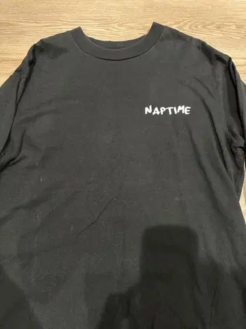 Naptime 긴팔 T셔츠 블랙
