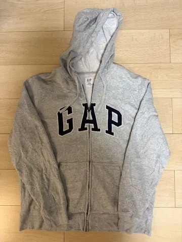 GAP 그레이 후드 부착 후드티