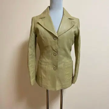 VIVAYOU 양가죽 베이지 자켓 [ M ]