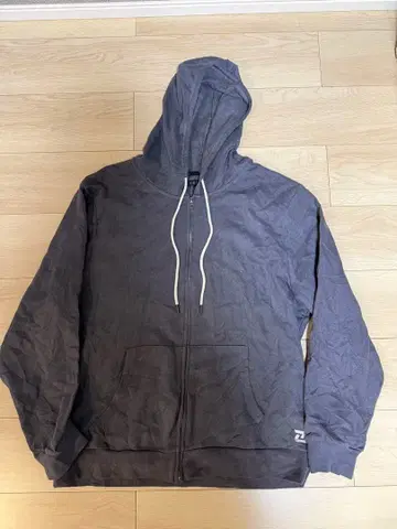 zelos 그레이 풀 집업 후드티 L 사이즈