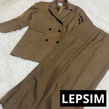 새상품급 LEPSIM 렙심 포멀 셋업 브라운