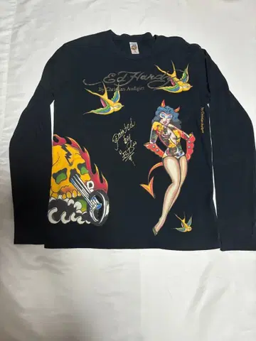 에드하디 ed hardy 남성용 롱 T