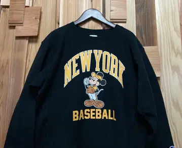 [ M ] 미사용품 챔피온 리버스 청단택 미키 디즈니