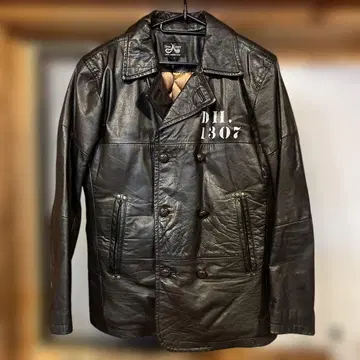 Dress hippy VINTAGE LEATHER P-COAT 1