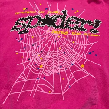 sp5der 핑크 후드티