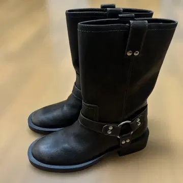 ZARA 다크 브라운 롱 부츠 사이즈 38