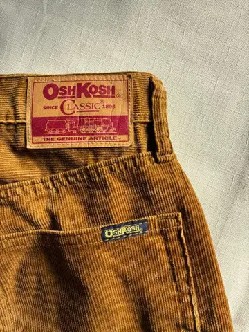 OSHKOSH 오슈코슈 클래식 코듀로이 팬츠 굵은 폭 90s