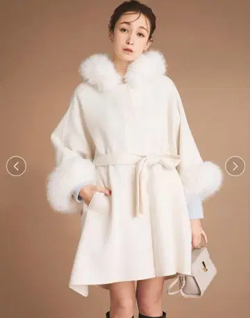 CELFORD 퍼 판초 코트 2024 A/W