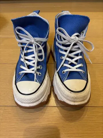 컨버스 올스타 파랑 하이컷 스니커즈