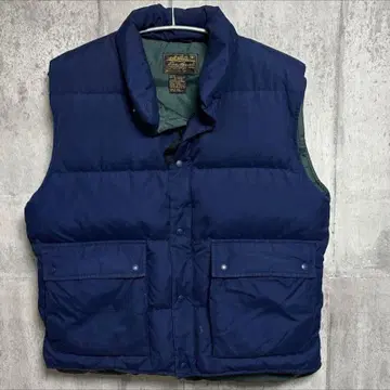 최종 가격 인하! eddie bauer 블랙 택 80s 구스 다운 베스트