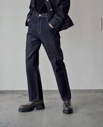 mecre 그라데이션 오가닉 데님 박 데님