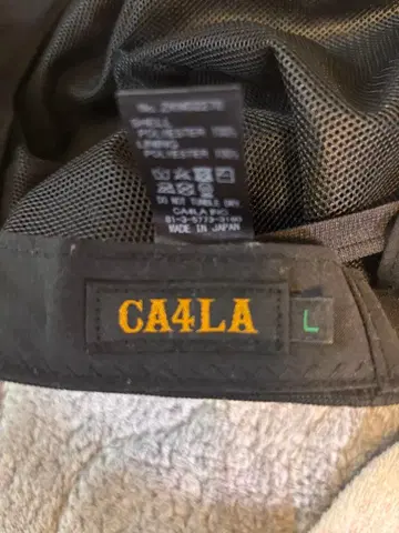 CA4LA 카시라 헌팅 캡 블랙 L 일본제