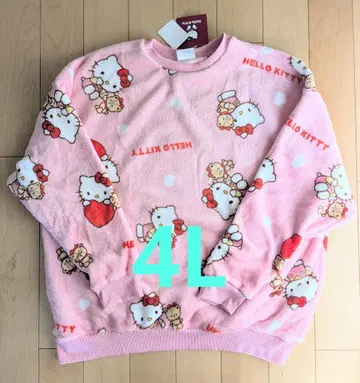 새상품 4L 키티 보아 트레이닝복 핑크 빅 사이즈 시마무라