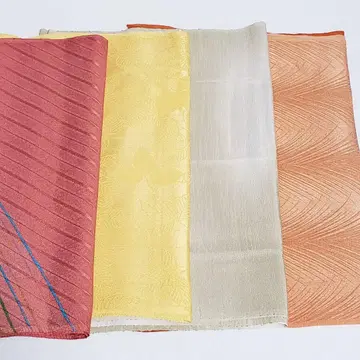 (0721) 오비 장식 천 4점 묶음 판매 기모노 일본 의류 잡화